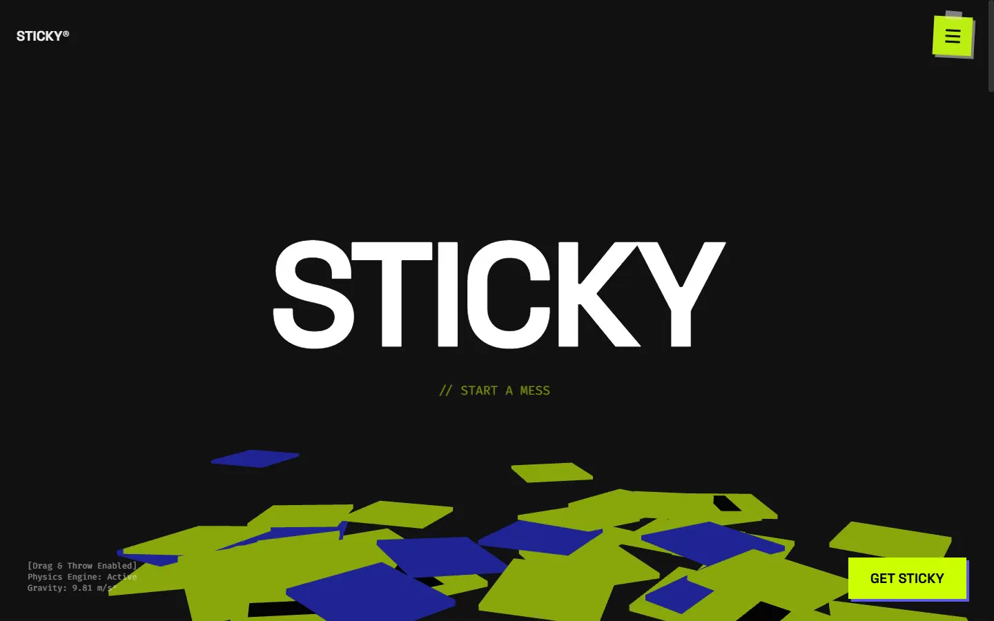 Sticky — anteprima